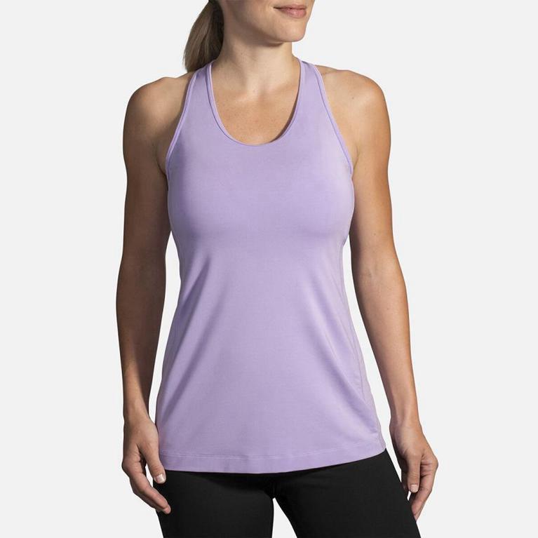 Brooks Pick-Up Womens Running Tank Top - Pink - Indonesia (ISDL-60823)